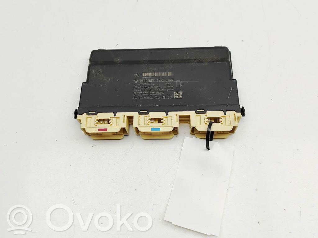 Mercedes-Benz E W238 Module de commande de siège 