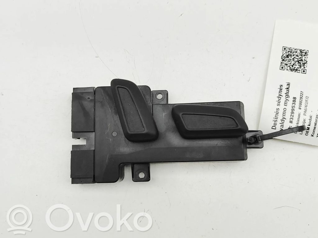 Audi A3 S3 8V Interruptor de control del asiento 
