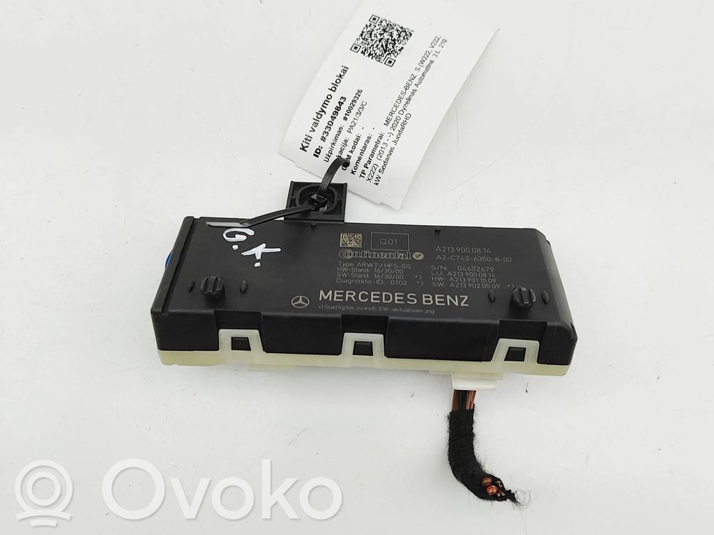 Mercedes-Benz S C217 Sterownik / Moduł elektrycznej klapy tylnej / bagażnika 