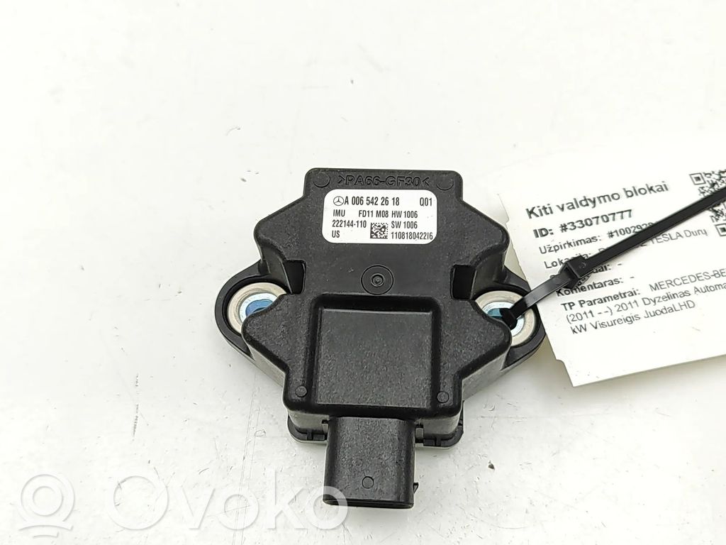 Mercedes-Benz ML W166 Sensor de aceleración