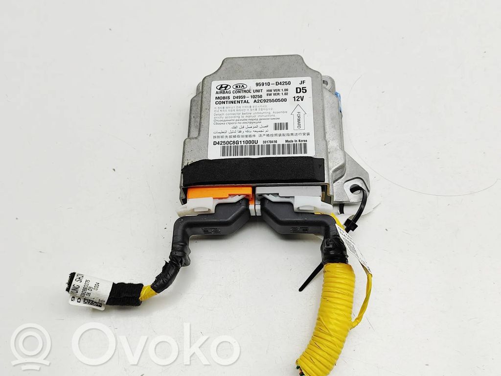 KIA Optima Module de contrôle airbag 