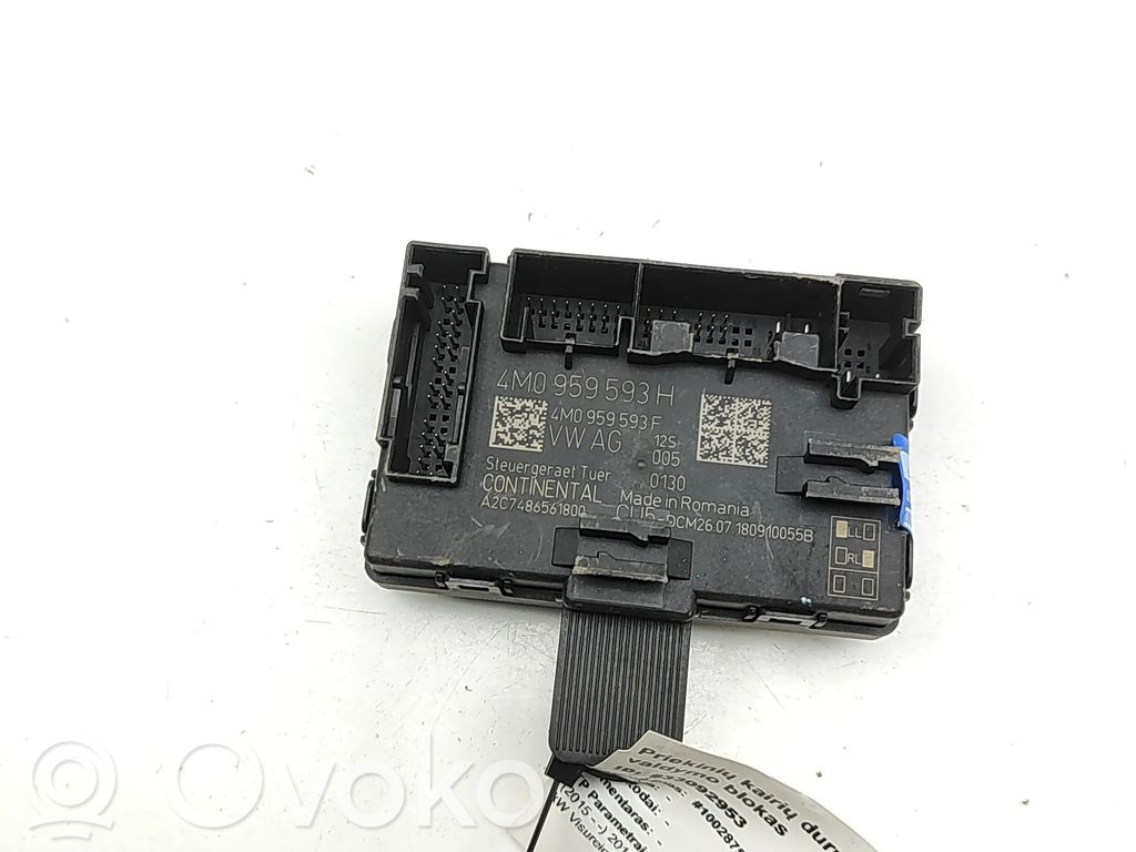 Audi Q7 4M Door control unit/module 