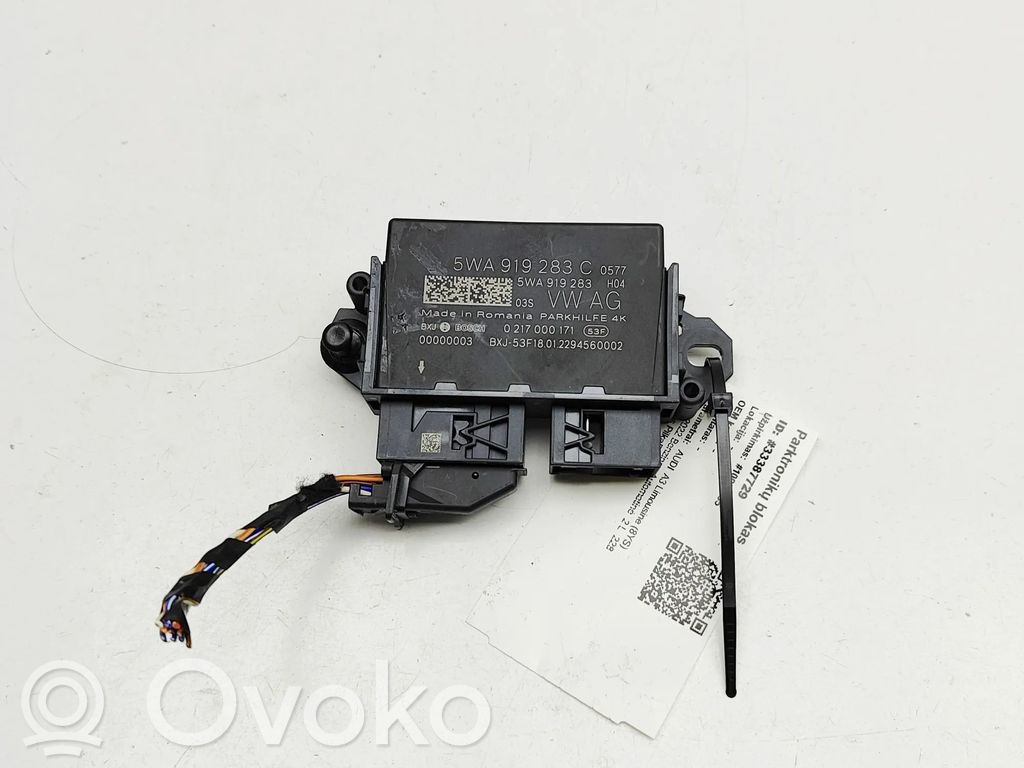 Audi A3 8Y Sterownik / Moduł parkowania PDC 