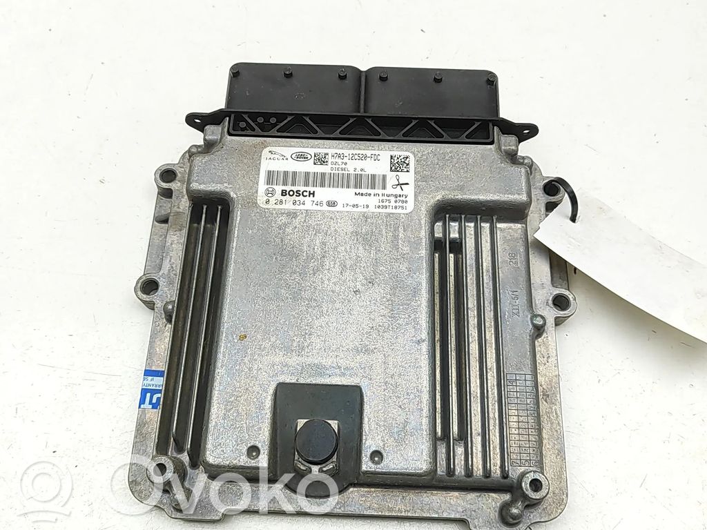 Engine control unit/module   H7A312C520FDC,0281034746,1039T18751