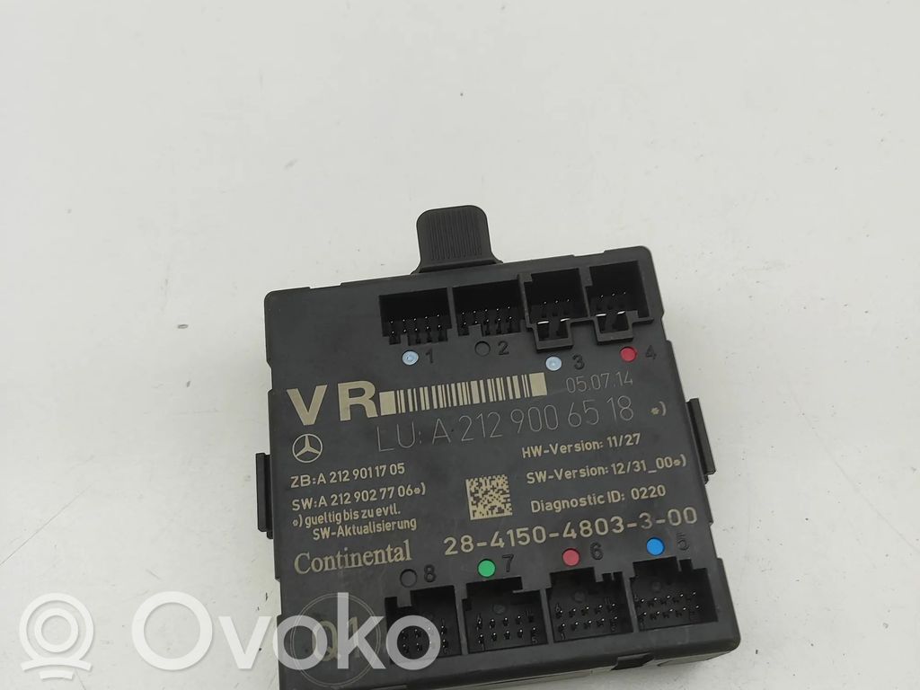 Mercedes-Benz E C207 W207 Centralina/modulo portiere