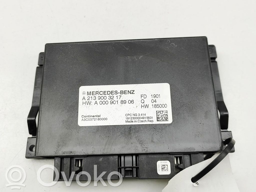 Mercedes-Benz CLS C257 Unitate/modul de control cutie de viteze 