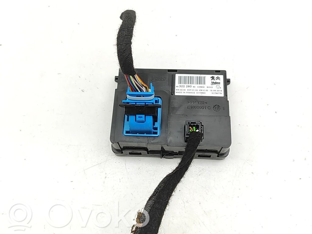 Citroen Berlingo Climate control unit 