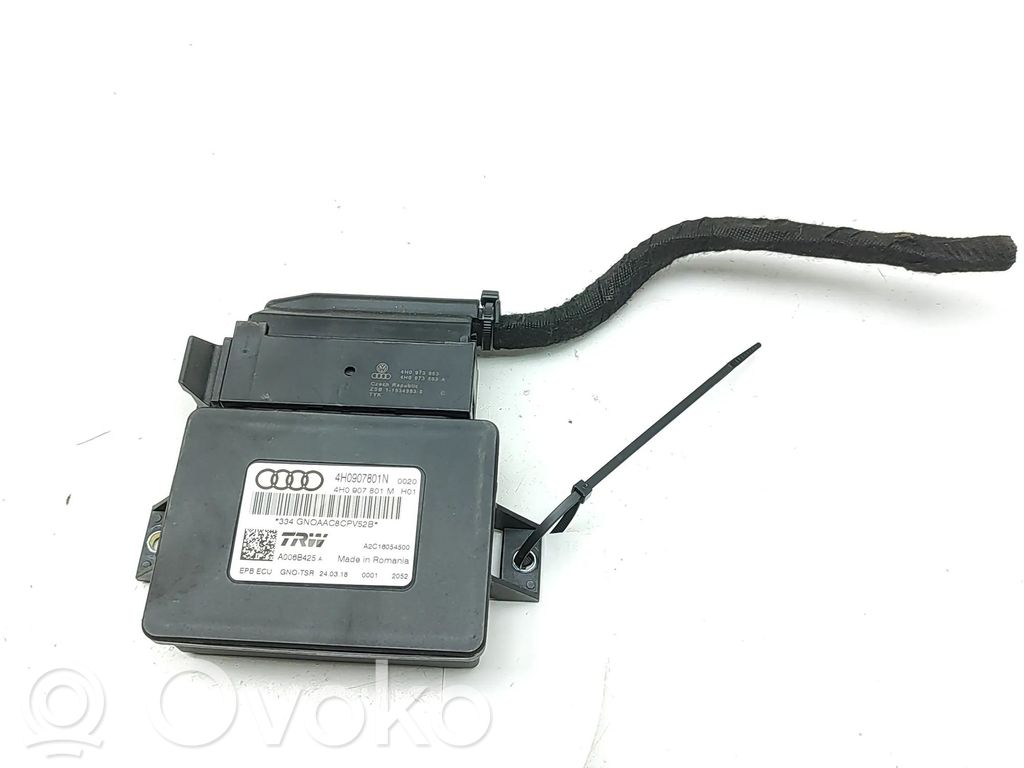 Audi A6 S6 C7 4G Unité de contrôle, module EMF frein arrière 