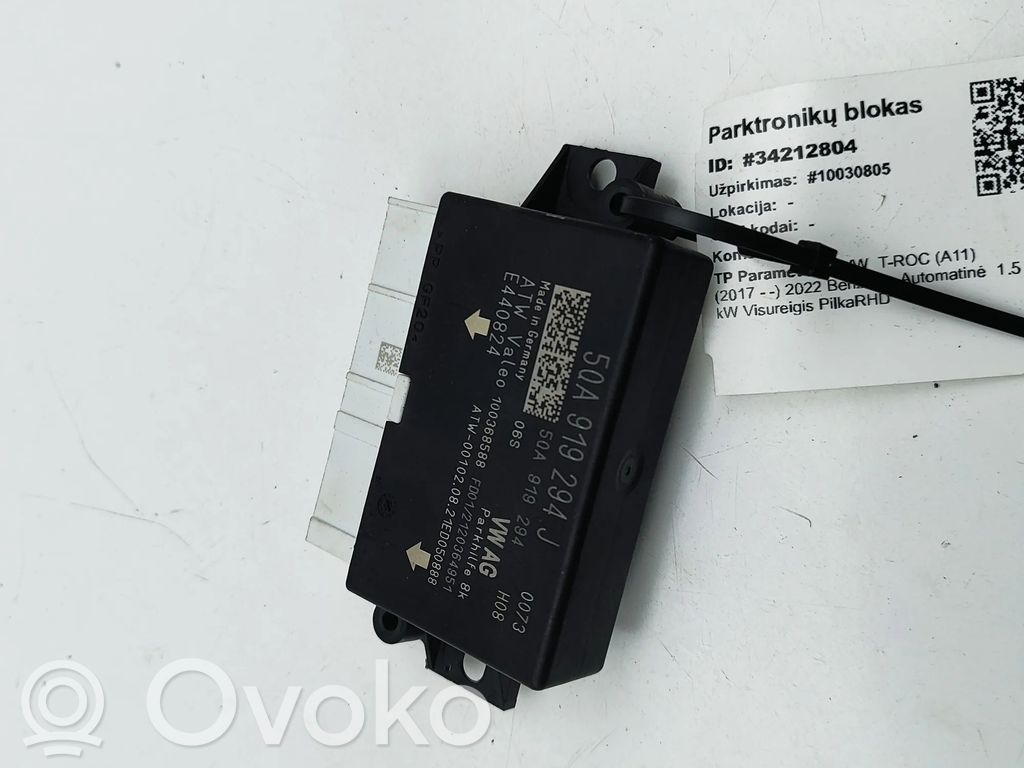 Volkswagen T-Roc Unitate/modul de comandă parcare PDC 