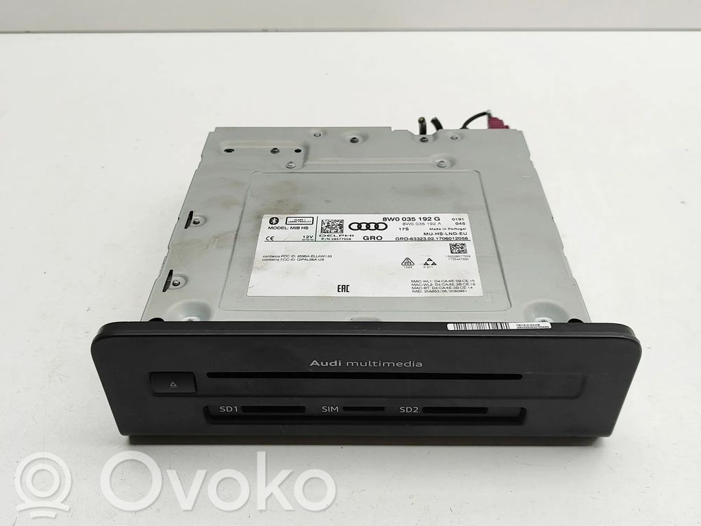 Audi A4 S4 B9 8W Unitate/modul control navigație GPS 
