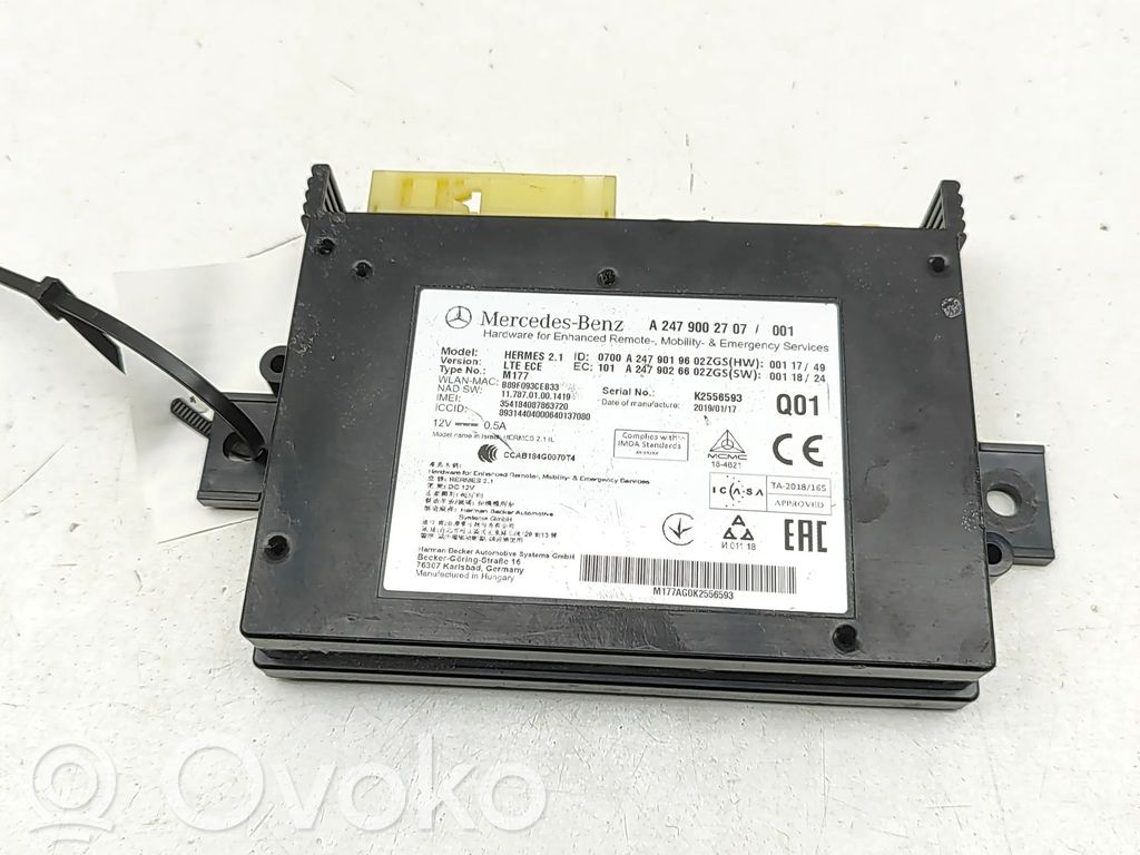 Mercedes-Benz GLE W167 Modul unitate control Bluetooth 
