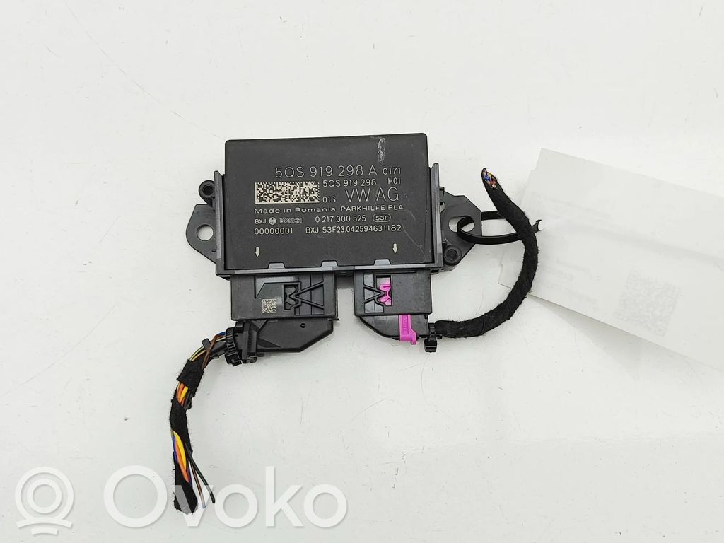 Sterownik / Moduł parkowania PDC   5QS919298A,5QS919298,0217000525