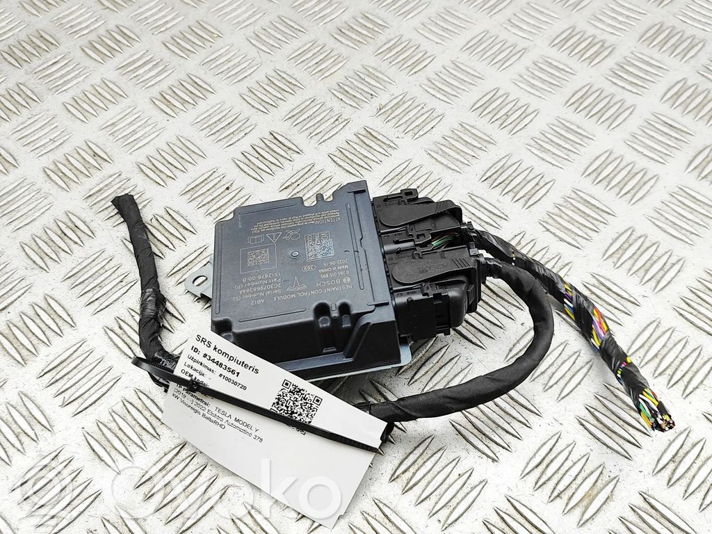 Tesla Model Y Unitate/modul de comandă airbaguri 
