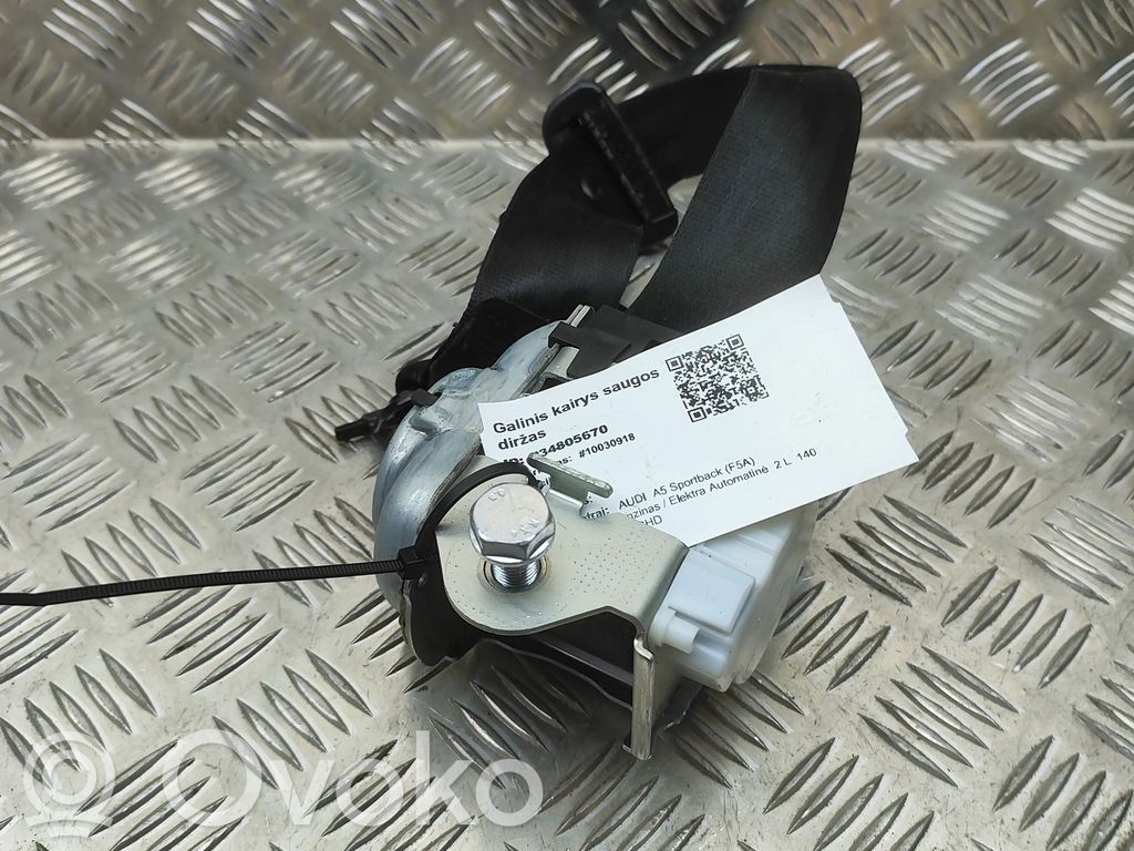 Cinturón trasero   8W8857805B,3G0857737DE