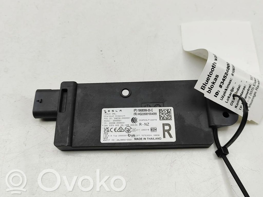 Tesla Model Y Juniper Bluetooth modulis 