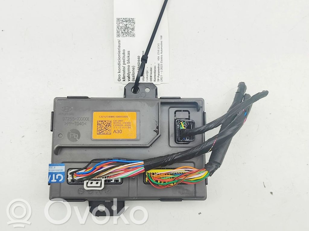 KIA EV6 Climate control unit 