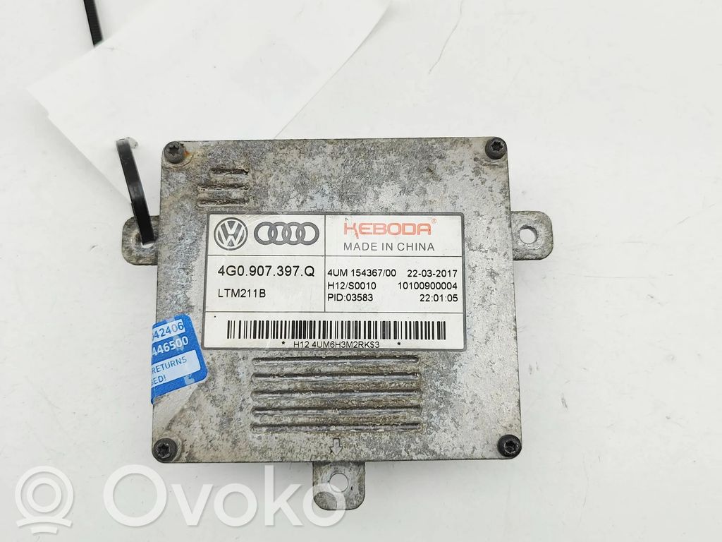Audi A6 S6 C7 4G Moduł sterujący statecznikiem LED 