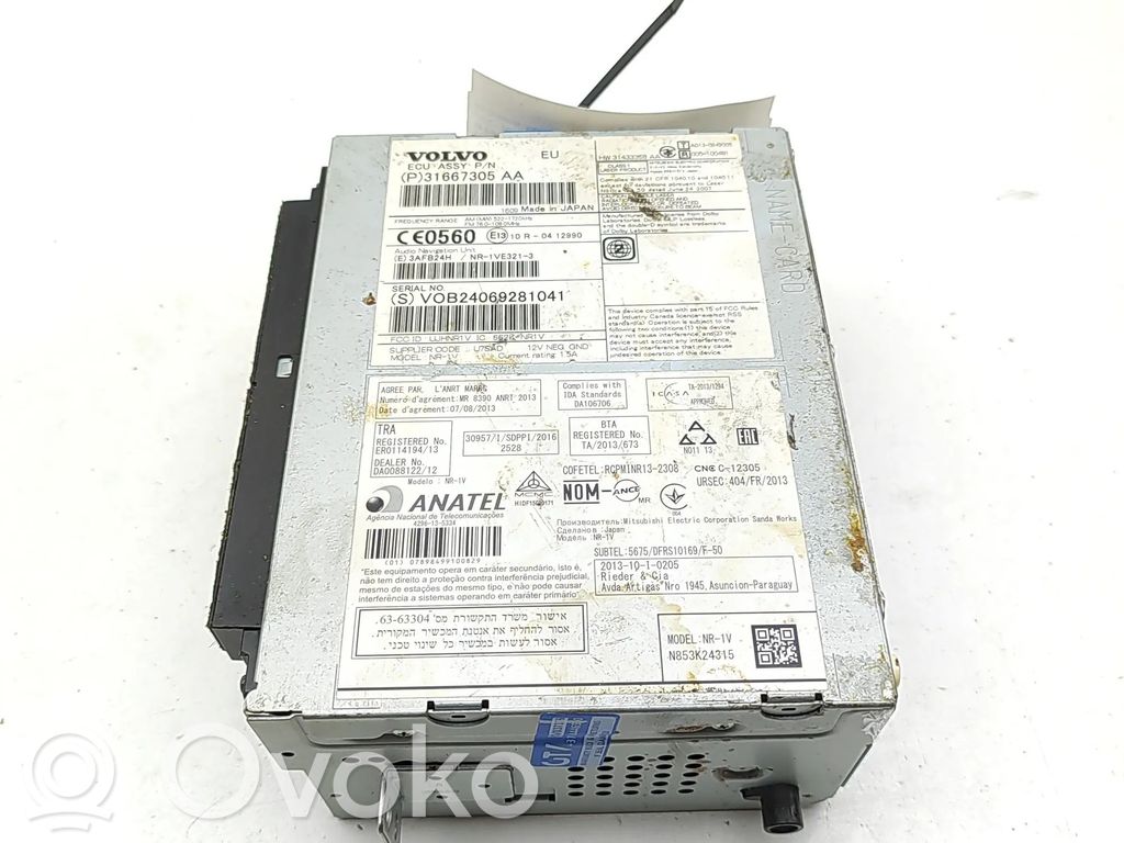 Volvo S60 Panel / Radioodtwarzacz CD/DVD/GPS 