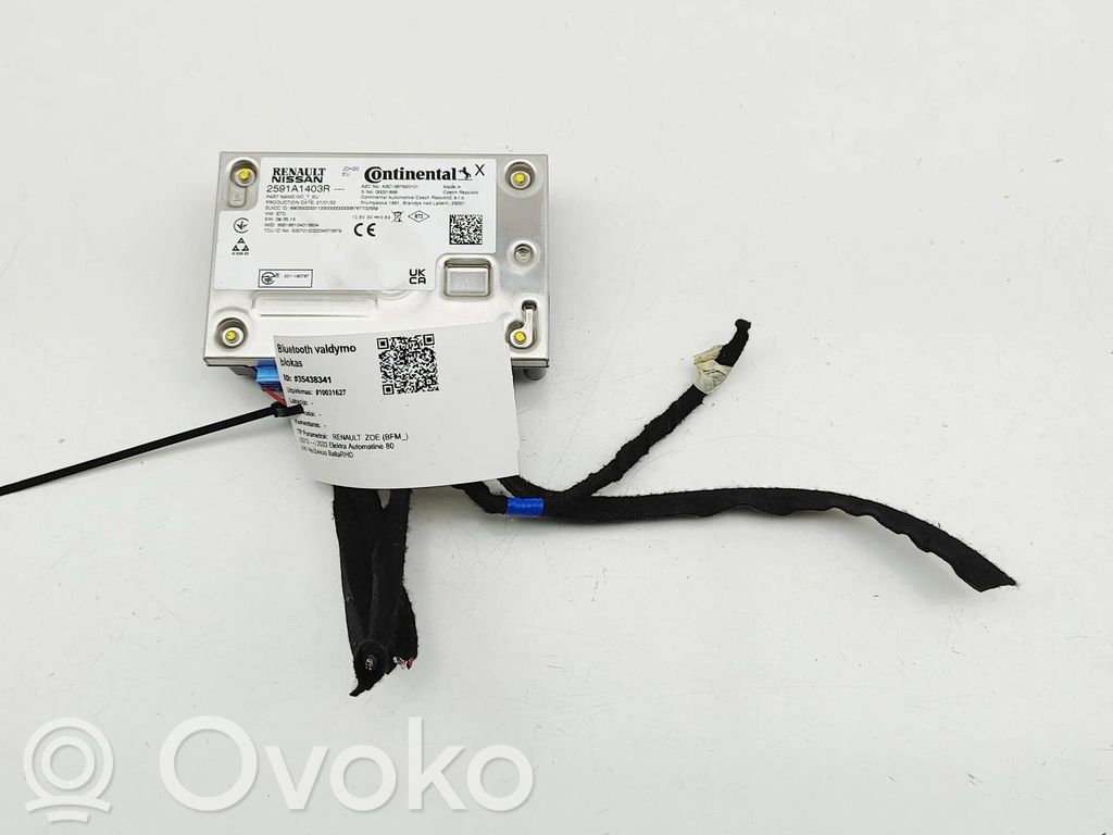 Renault Zoe Module unité de contrôle Bluetooth 