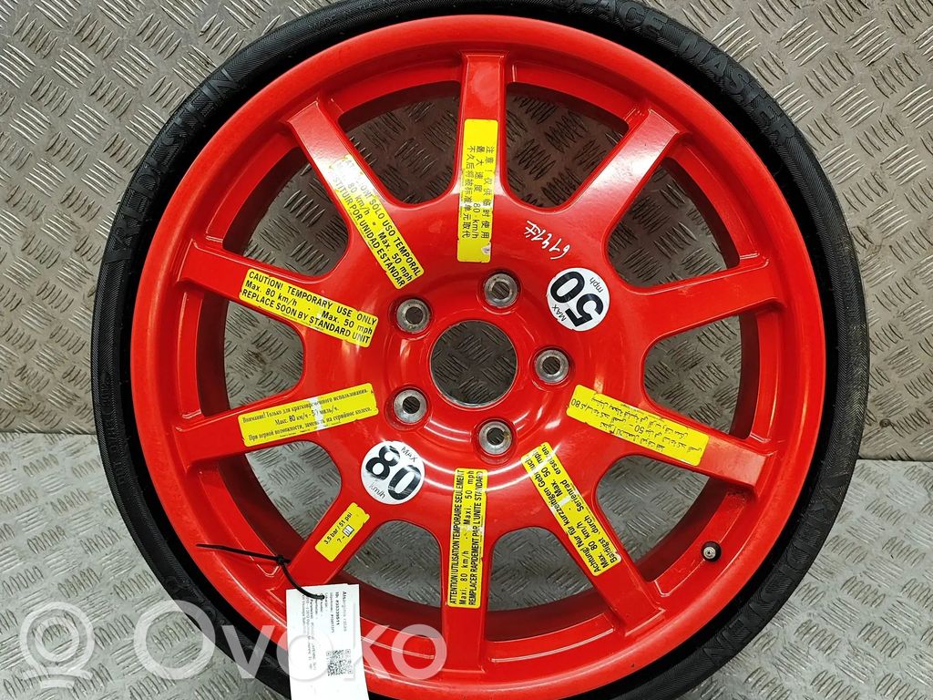 Porsche Cayenne (92A) Roată de rezervă R20 