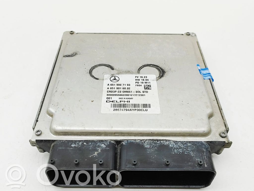 Mercedes-Benz Sprinter W907 W910 Unitate/modul de control motor 