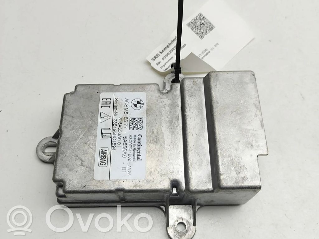 BMW iX3 G08 Airbag control unit/module 