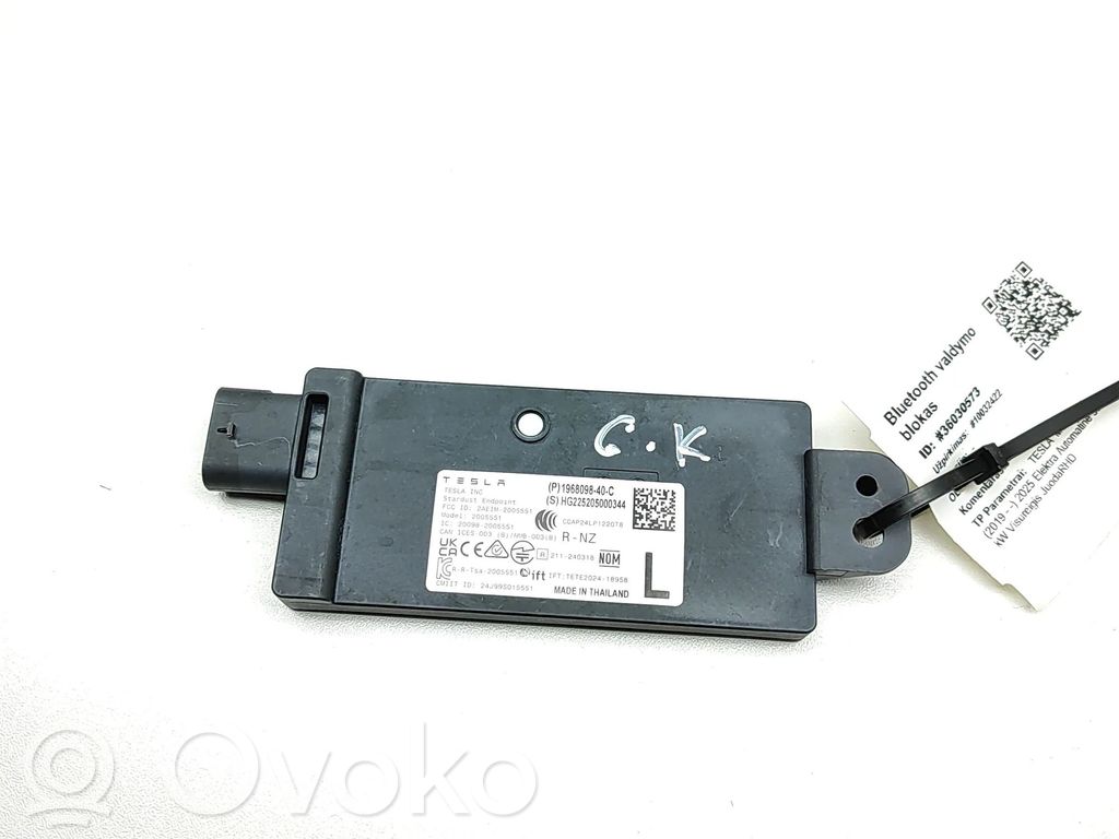 Unidad de control/módulo de bluetooth   196809840C