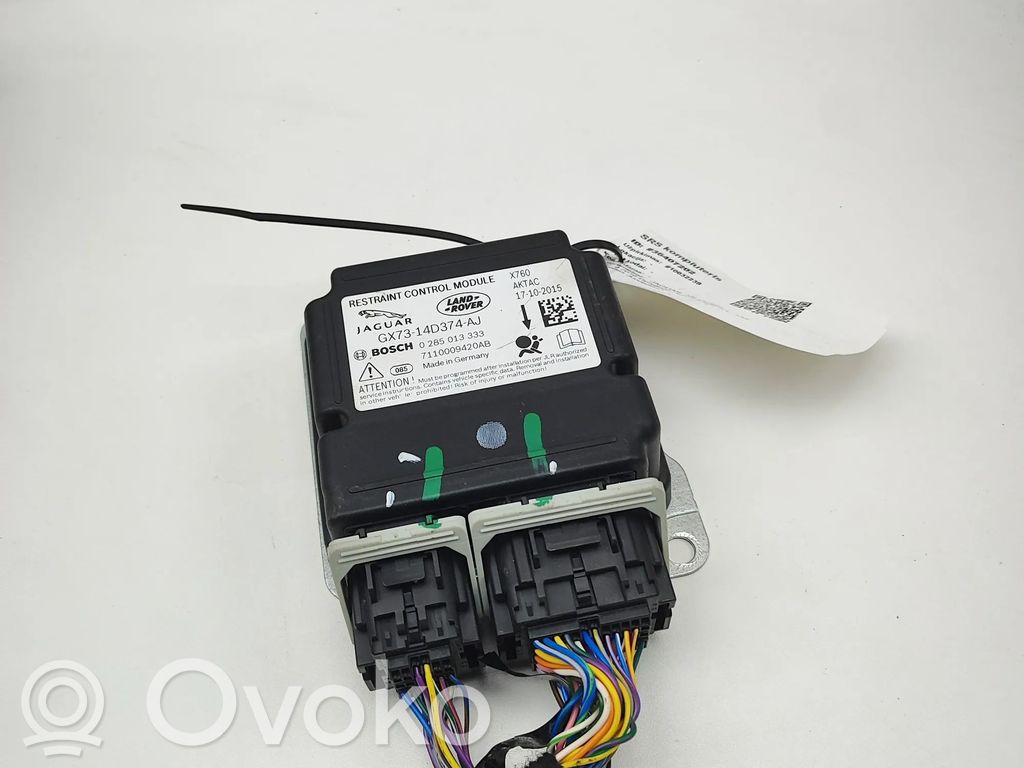 Jaguar XE Unitate/modul de comandă airbaguri 