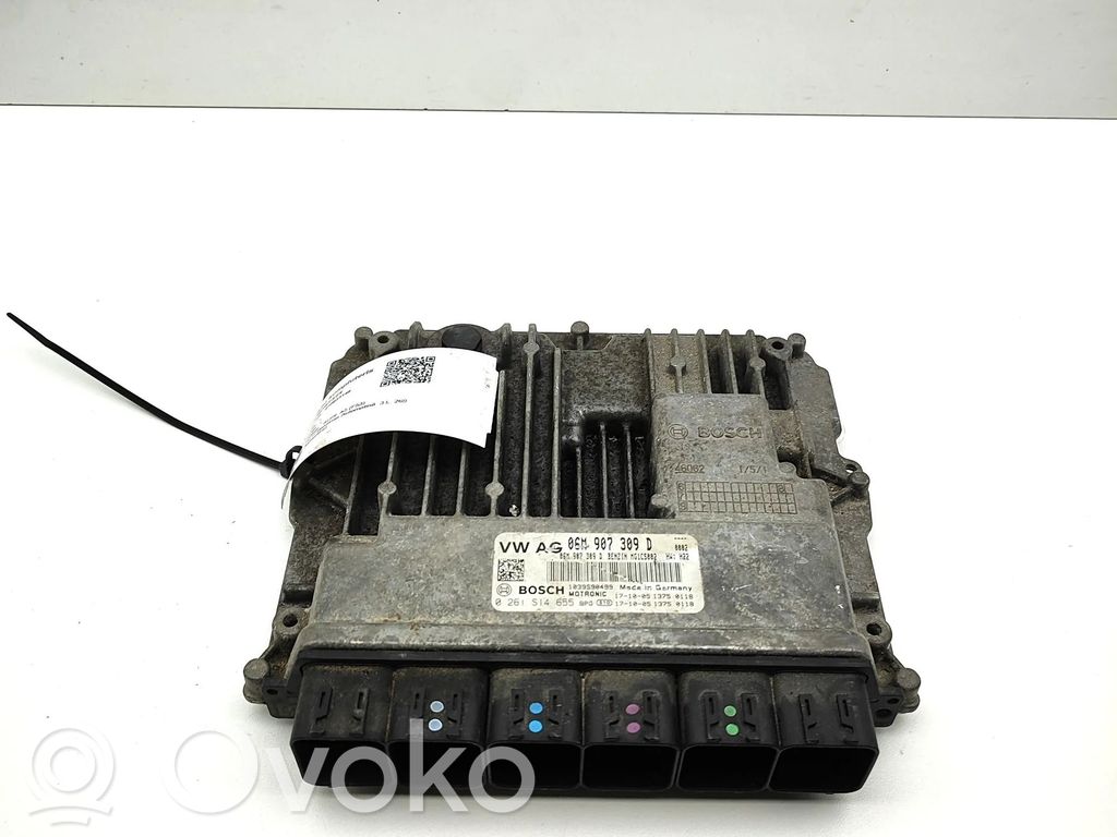 Engine control unit/module   06M907309D,0261S14655,1039S90499