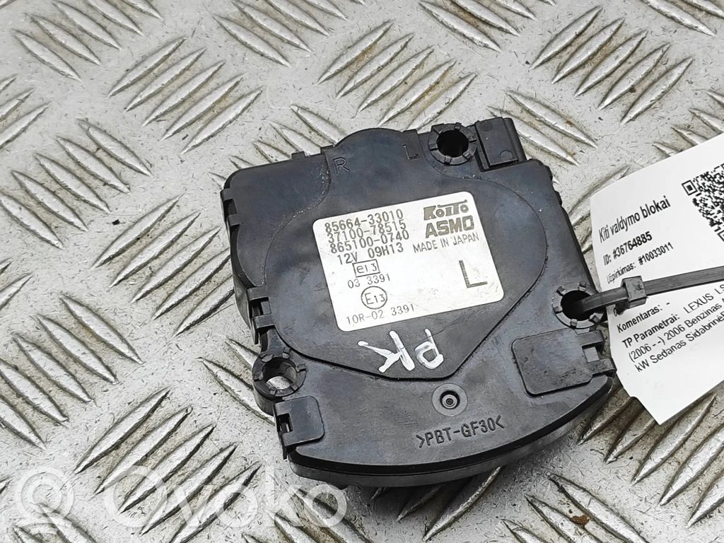 Lexus LS 460 - 600H Motorino di regolazione assetto fari
