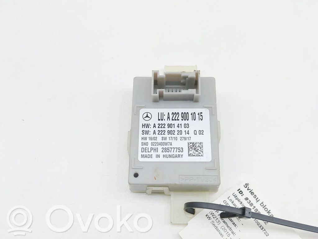 Mercedes-Benz E W213 Module d'éclairage LCM 