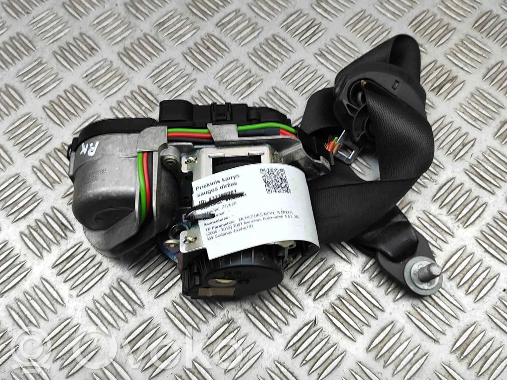 Mercedes-Benz S W221 Ceinture de sécurité avant