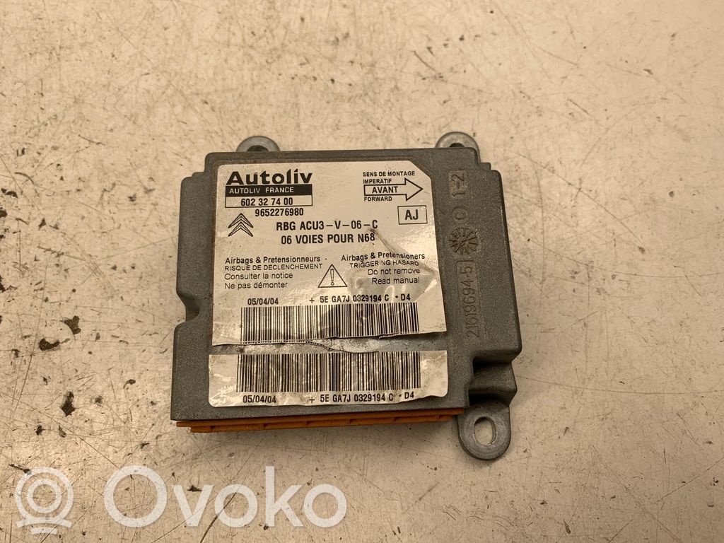 Citroen Xsara Picasso Airbag control unit/module 