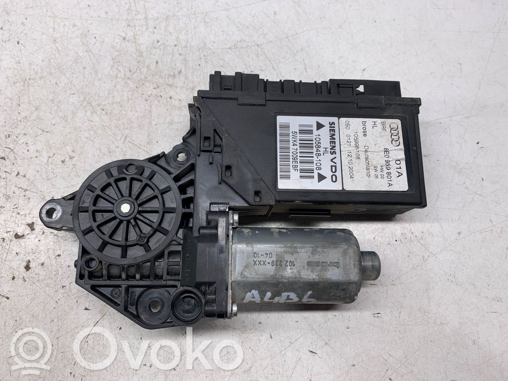 Audi A4 S4 B6 8E 8H Silnik regulatora szyby drzwi przednich 