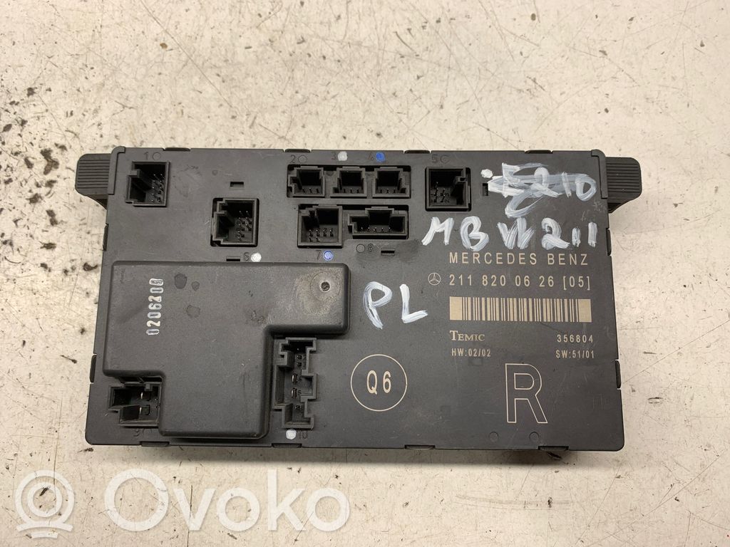 Mercedes-Benz E W211 Door control unit/module 