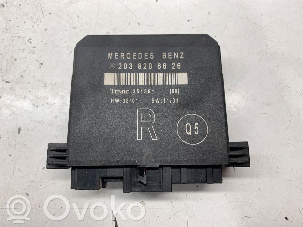 Mercedes-Benz C W203 Sterownik / Moduł drzwi 