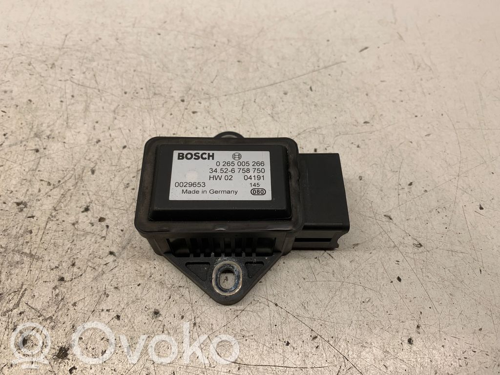 BMW 5 E60 E61 ESP acceleration yaw rate sensor 