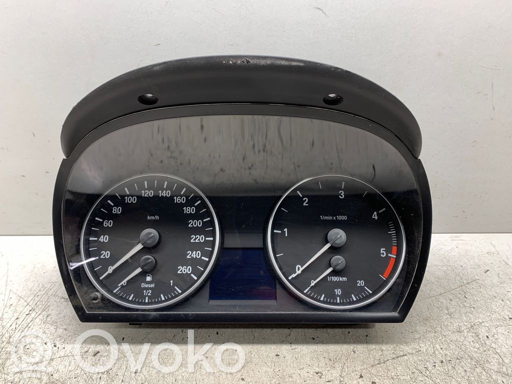BMW 3 E90 E91 Speedometer (instrument cluster) 