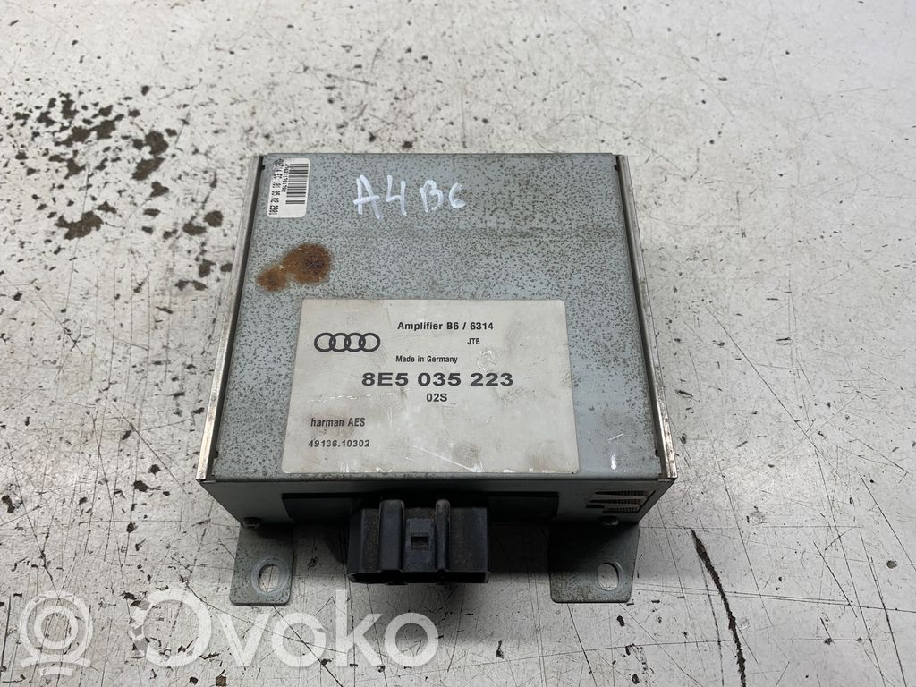 Audi A4 S4 B6 8E 8H Vahvistin 