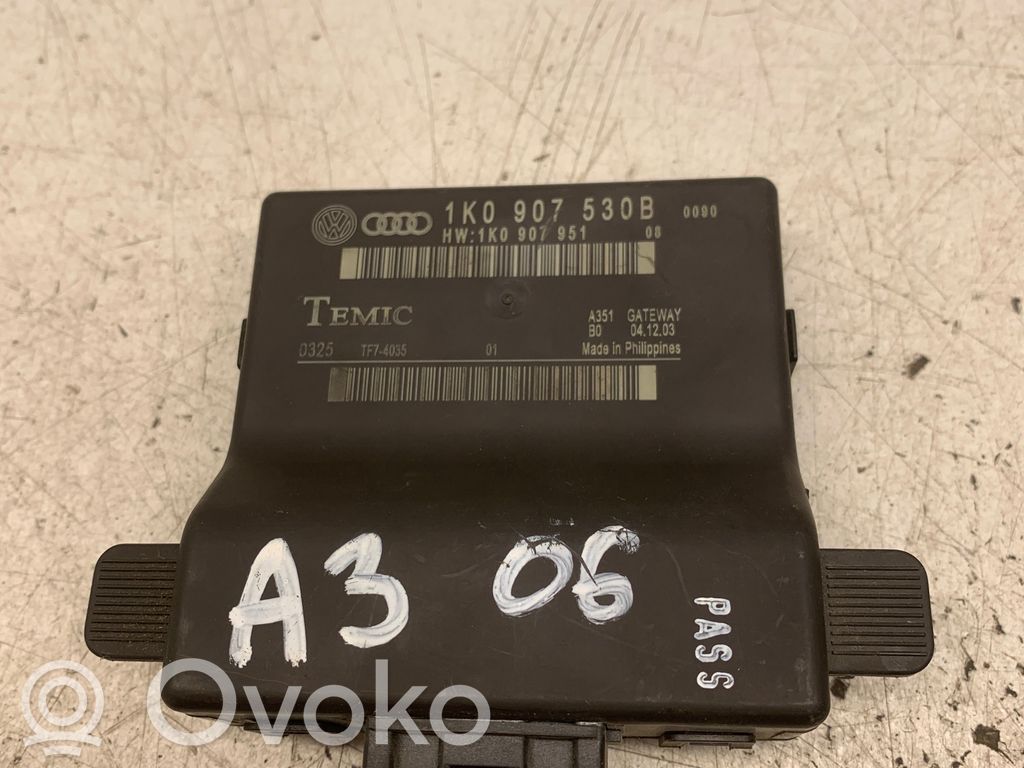 Audi A3 S3 A3 Sportback 8P Gateway control module 