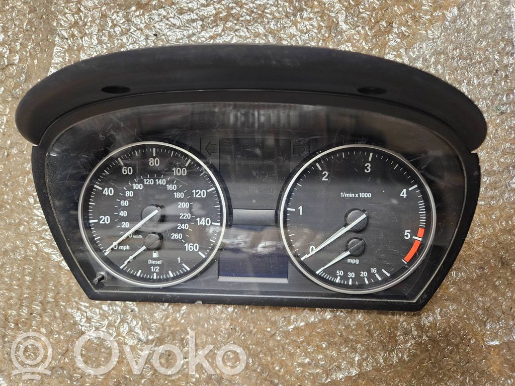 BMW 3 E90 E91 Speedometer (instrument cluster) 