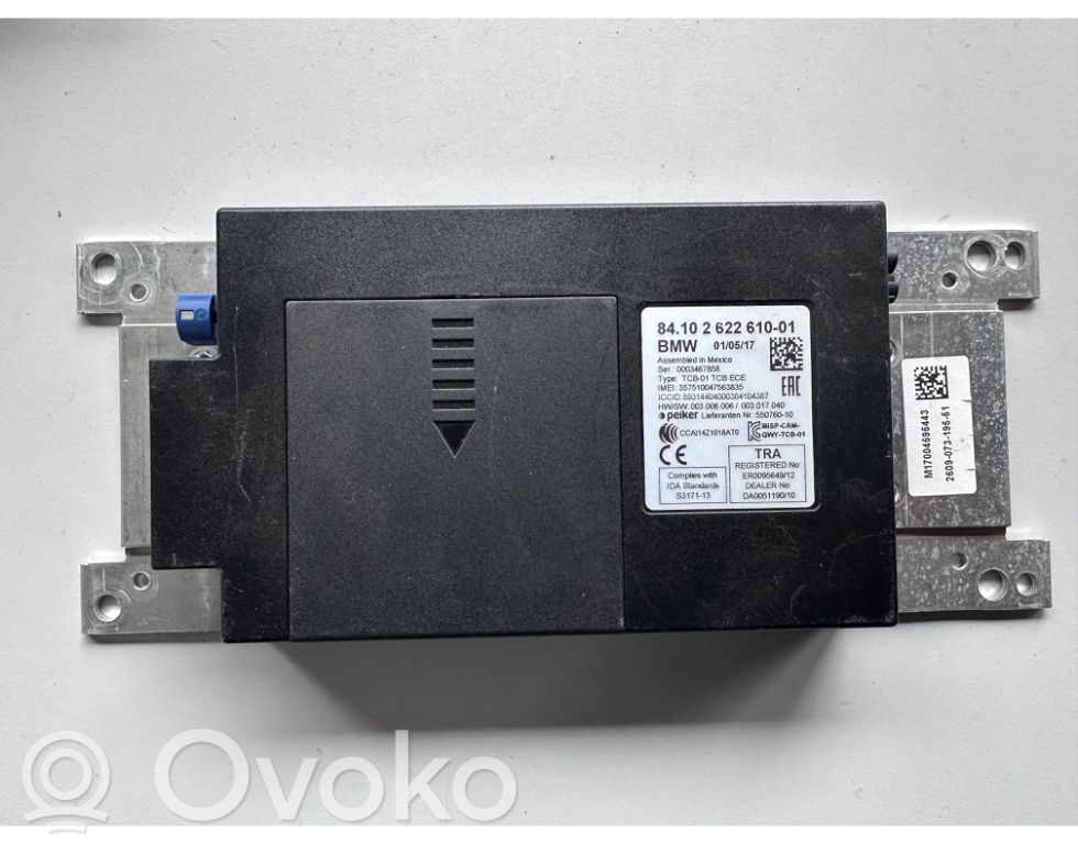 BMW 3 F30 F35 F31 Модуль «Bluetooth» 
