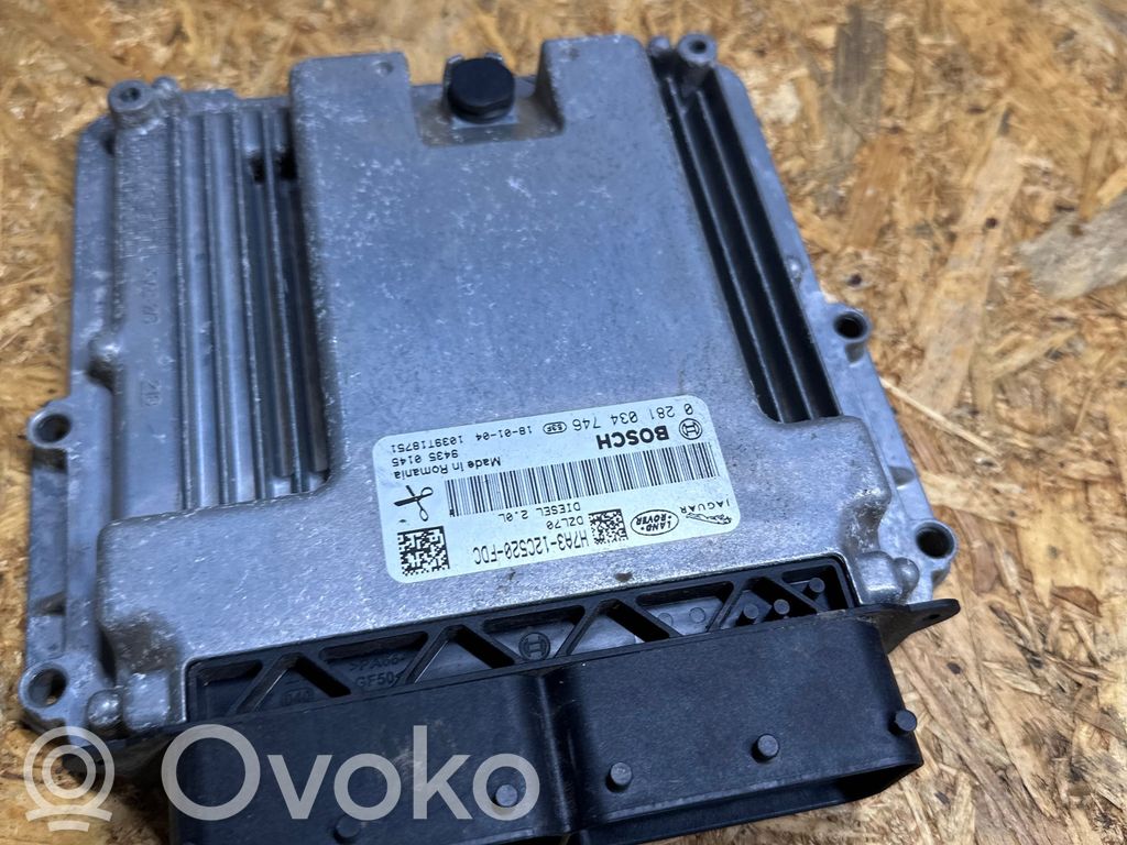 Engine control unit/module   H7A312C520FDC,0281034746,1039T18751