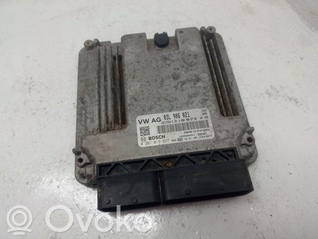 Engine control unit/module   A0009006702,03L906021,0281019827,0009006702