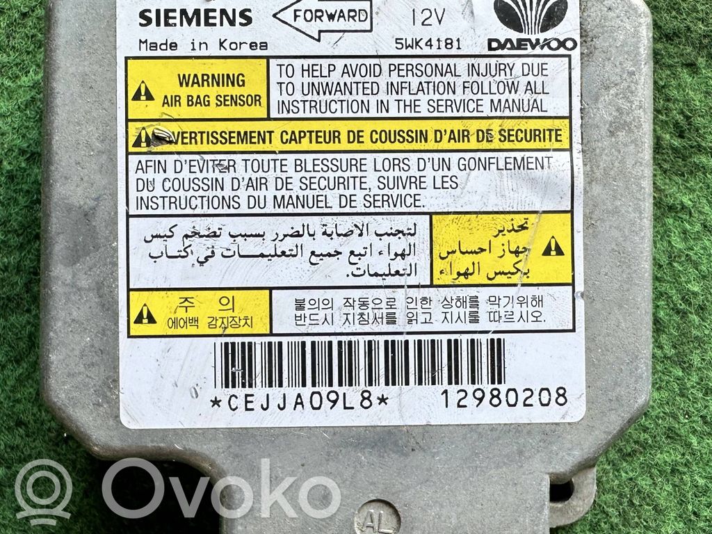 Daewoo Lanos Unitate/modul de comandă airbaguri 