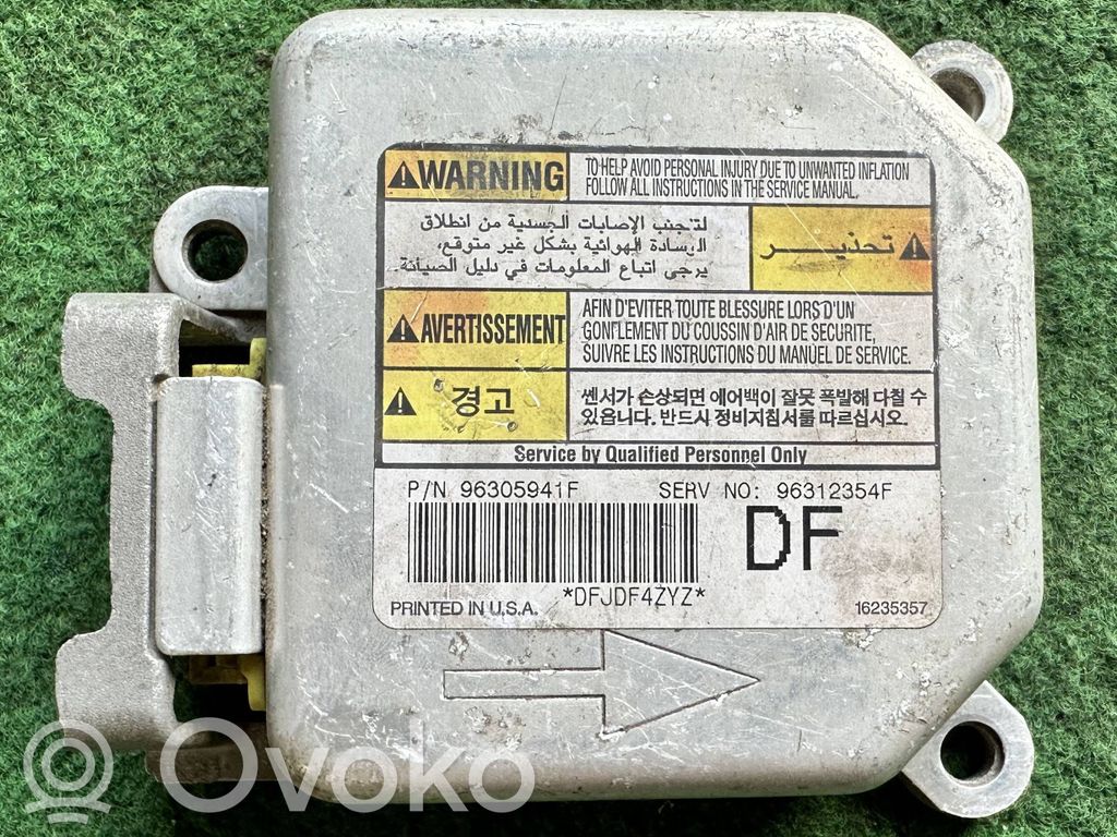 Airbag control unit/module   96305941F,96312354F