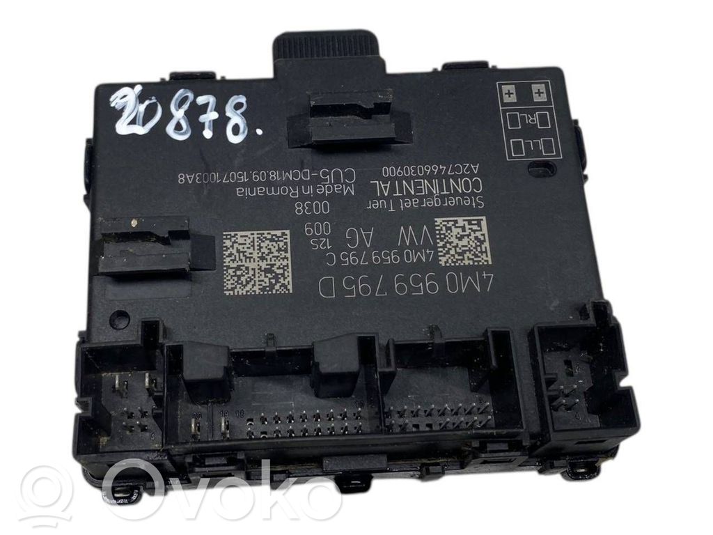 Audi Q7 4M Door control unit/module 
