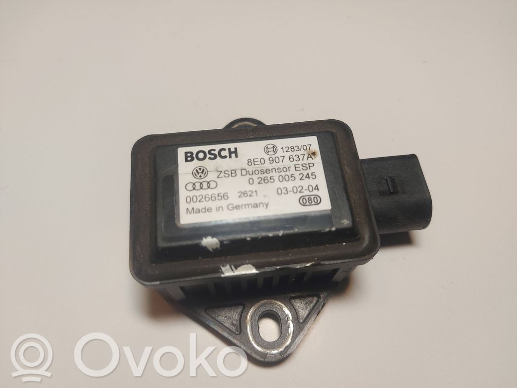 ESP Drehratensensor Querbeschleunigungssensor   8E0907637A