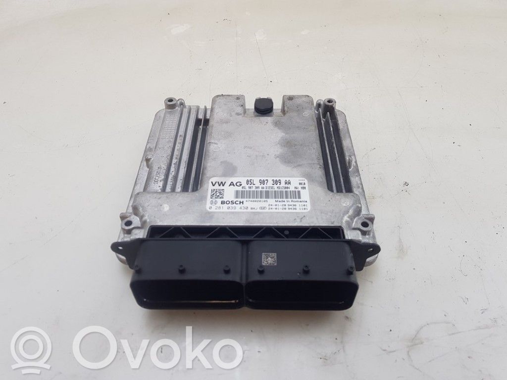 Engine control unit/module   05L907309AA,05L907309AA,05L906022HM5EN,05L906022HM,05L906022HM5EN,05L907309AA