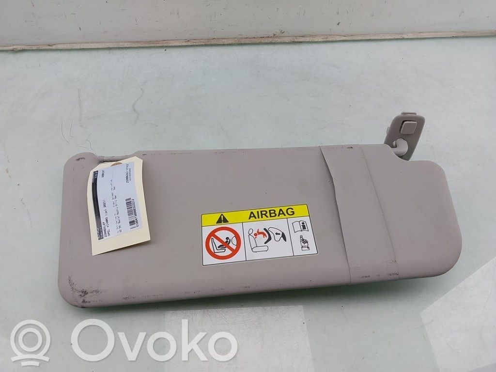 Opel Vivaro Sun visor 